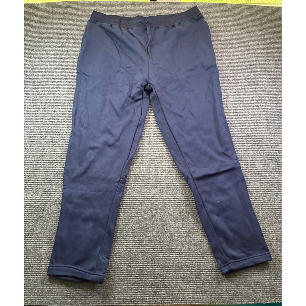 Navy Blue Joggers Women 2XL Drawstring Elastic Waist Sweatpants Classic Casual